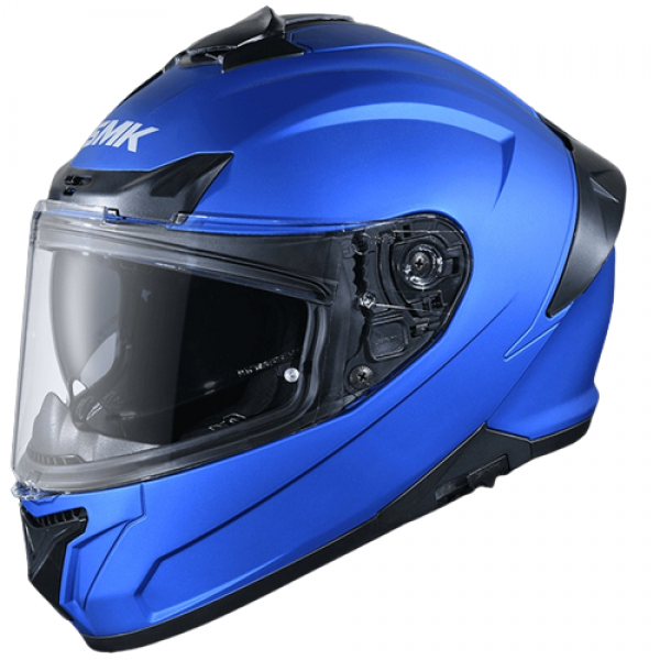 SMK TYPHOON MATT BLUE (MA500) HELMET