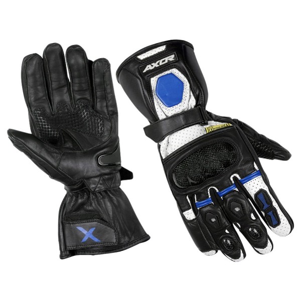 AXOR LYCAN GLOVES - BLACK BLUE