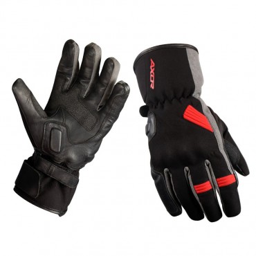 AXOR SELA WATERPROOF GLOVES - BLACK GREY 